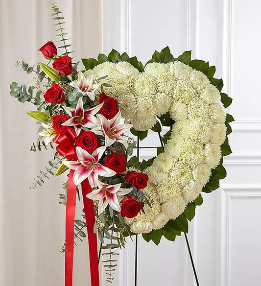 Lover Heart Sympathy Wreath