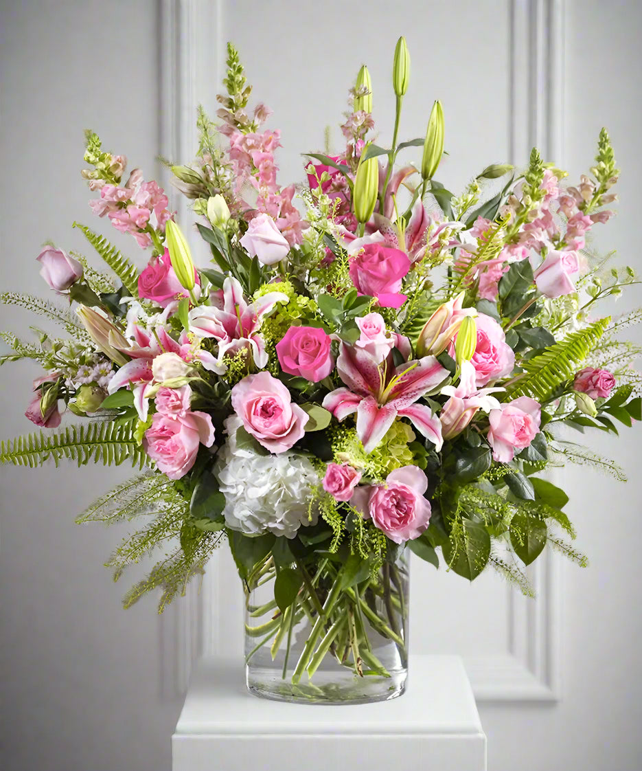 Cherry Blossom Sympathy Vase