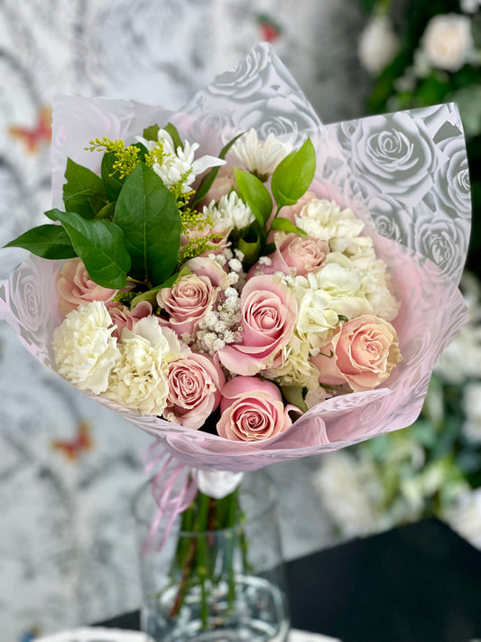 Rose Quartz Mixed Bouquet