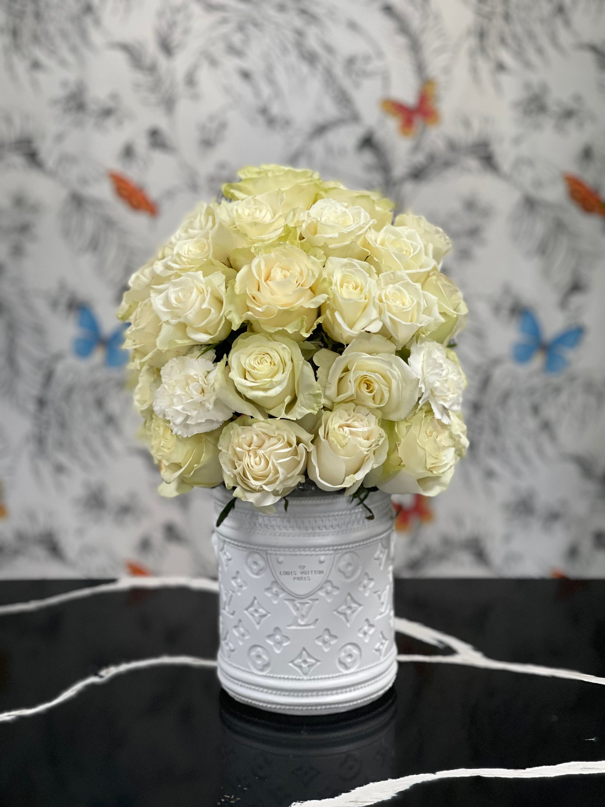lv flower vase