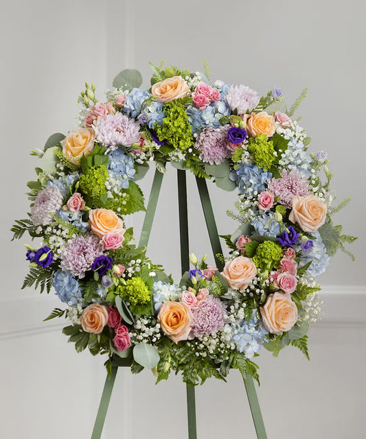 Secret Garden Sympathy Wreath