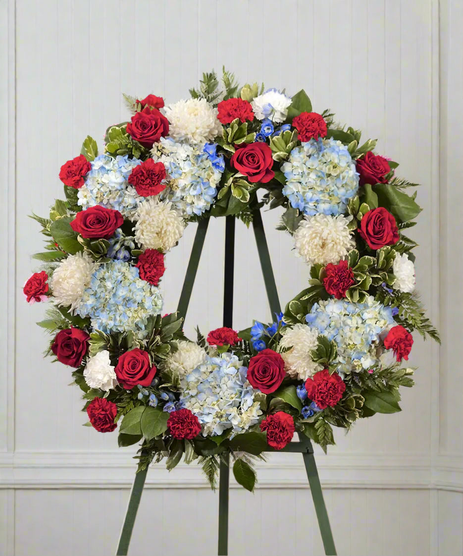 Patriot Sympathy Wreath